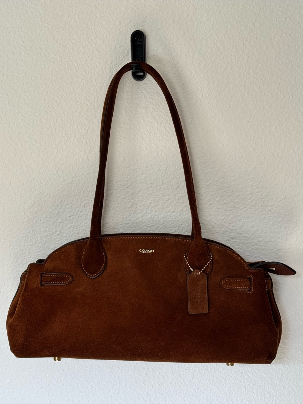 Coach Empire Carryall Bag 34 – Warm Brown Suede (CBN41)
